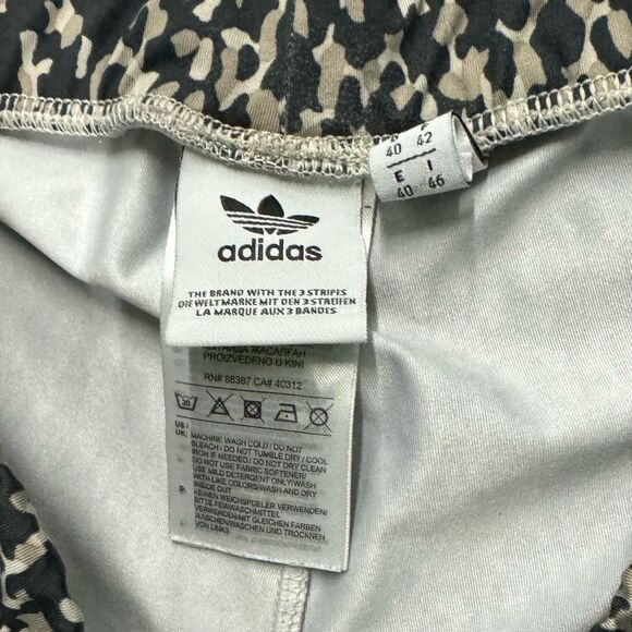 Adidas Womens Medium M “Leoflage” Tights Leggings Camo Animal Leopard Print - Picture 7 of 8